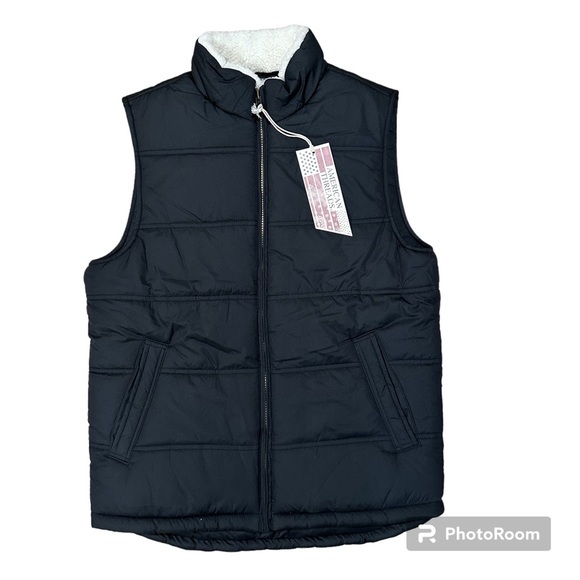 Black Vest by American Threads | New With Tag | Size Small - Picture 1 of 9